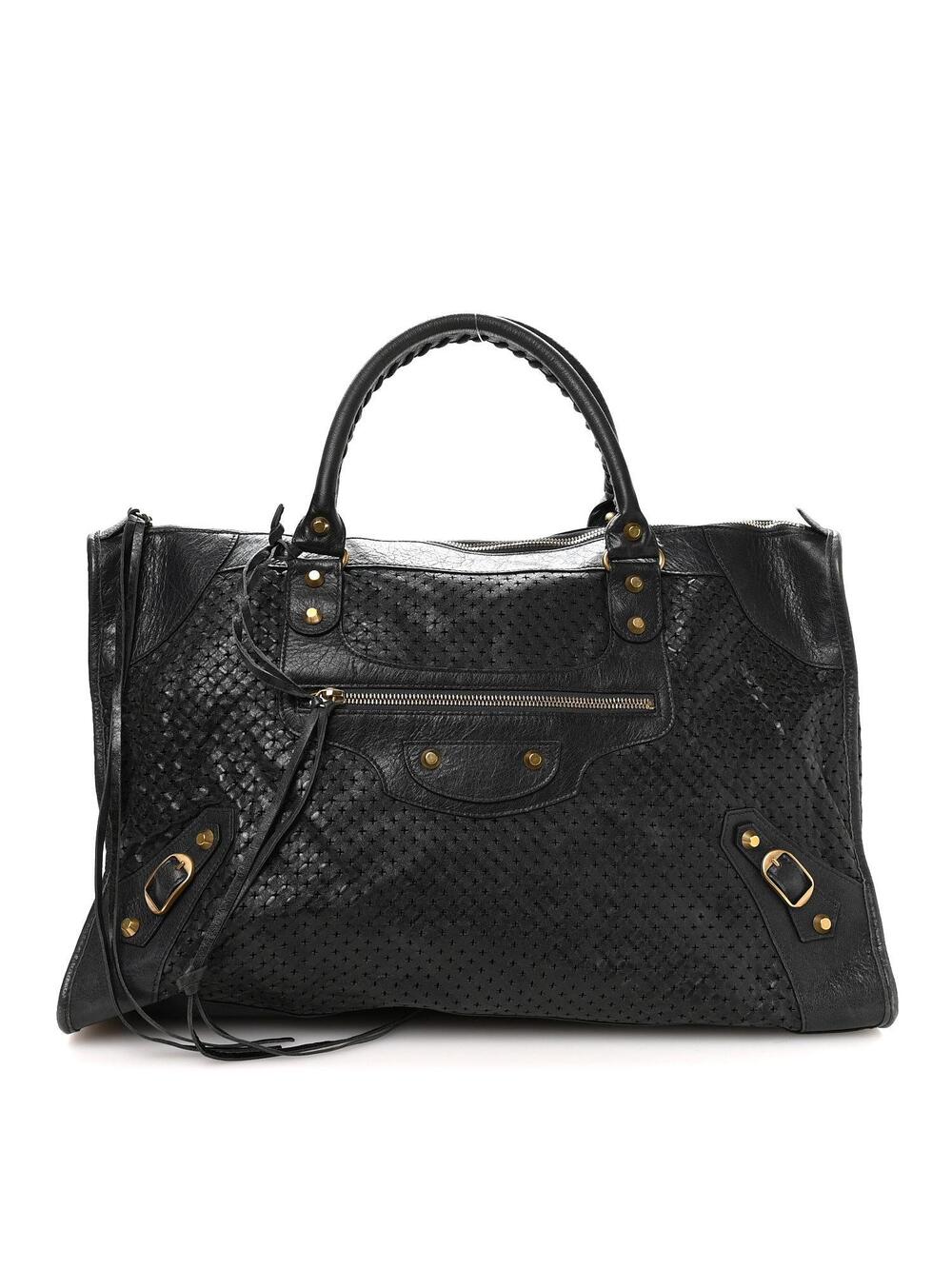 Balenciaga Agneau Laser Cut Cross #352798B12B